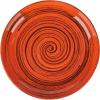 Тарелка мелкая D 18см керамика оранжев.