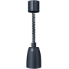 Лампа-мармит подвесная, абажур D159мм черный, шнур регулируемый черный, лампа прозрачная без покрытия